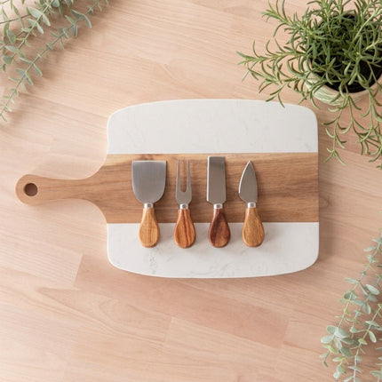 Marble Serving Board Set