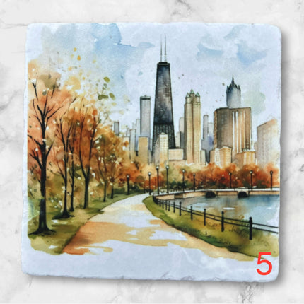 Marble Coasters