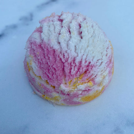Strawberry Peach Champagne Solid Bubble Bath Scoop